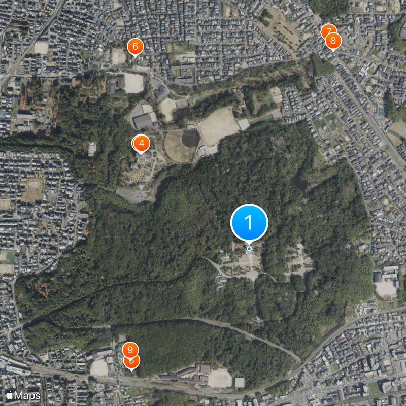 Fushimi Momoyama no Misasagi Map