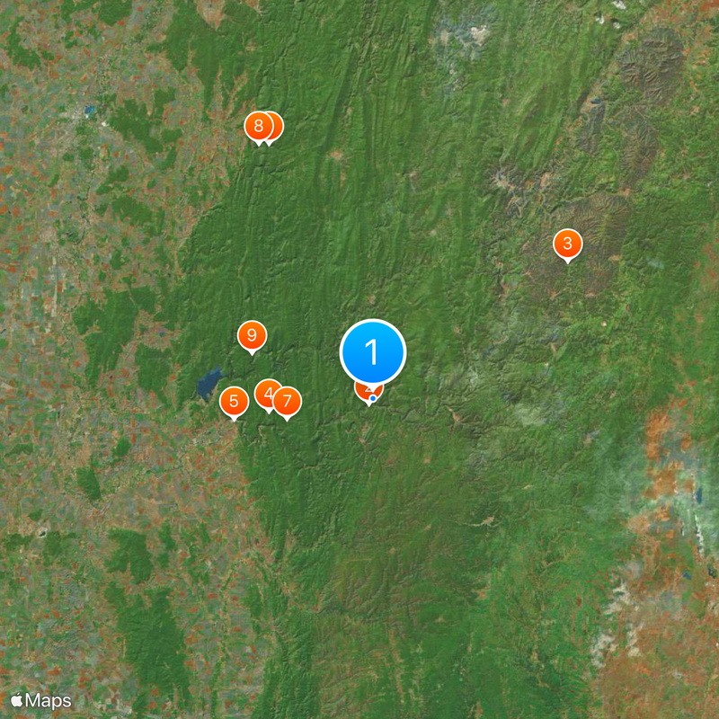 Höhle von Kapowa Karte