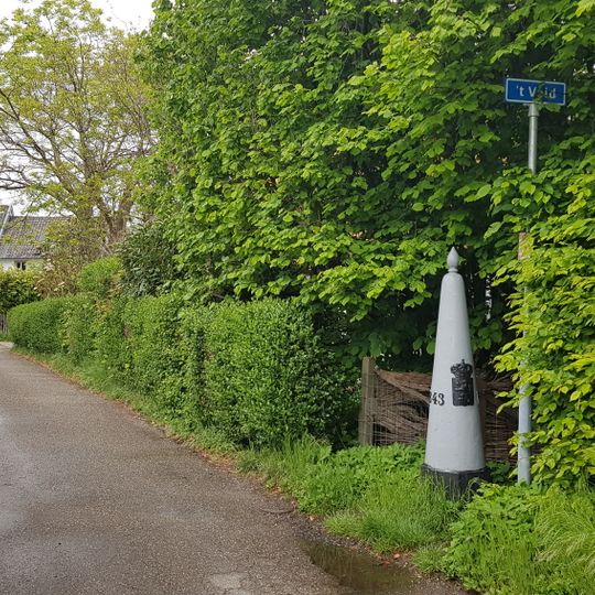 Belgium-Netherlands boundary stone no. 11