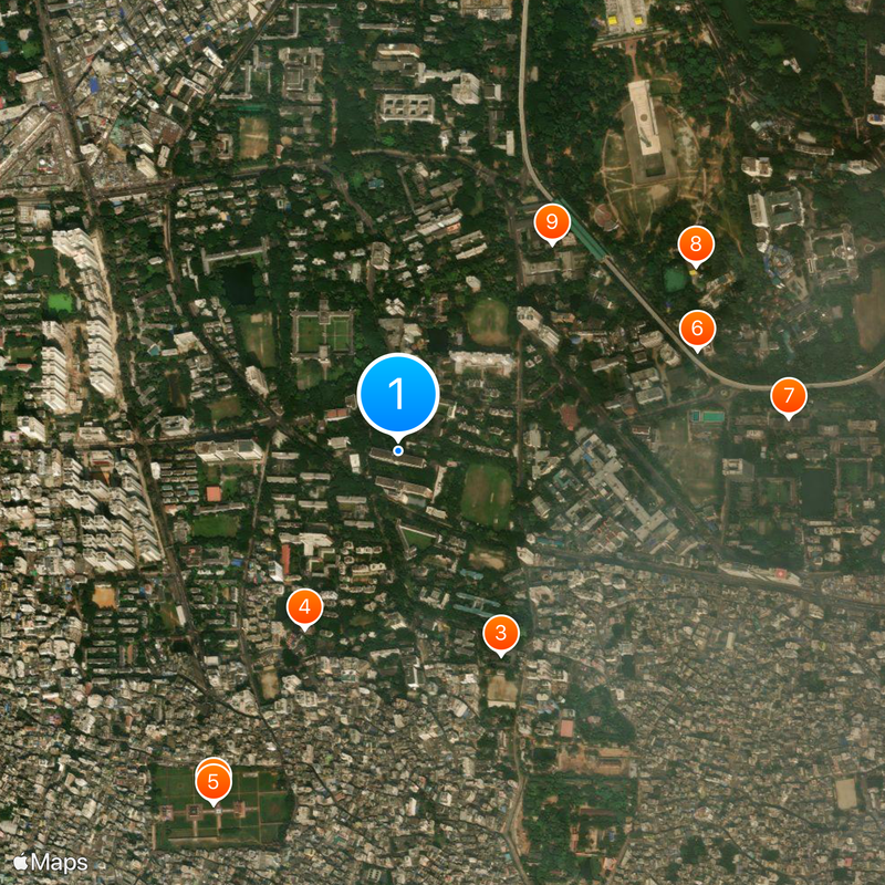 Bangladesh University of Engineering and Technology Map