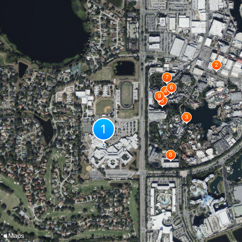 Dr. Phillips High School Map