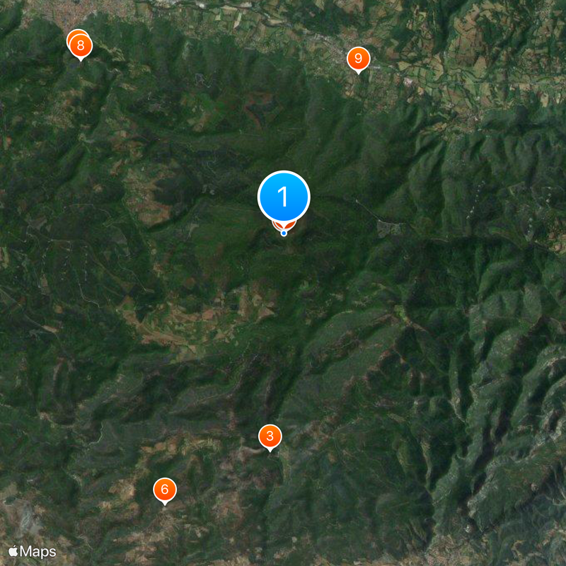 Montagne Noire Carte