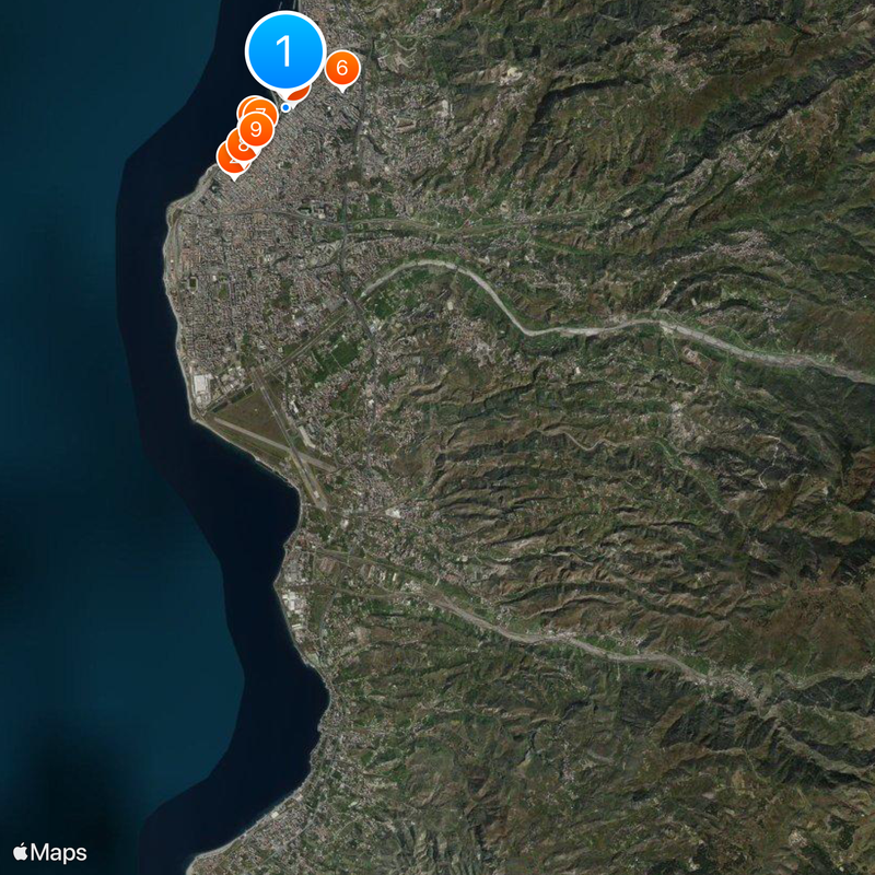 Reggio di Calabria Mapa