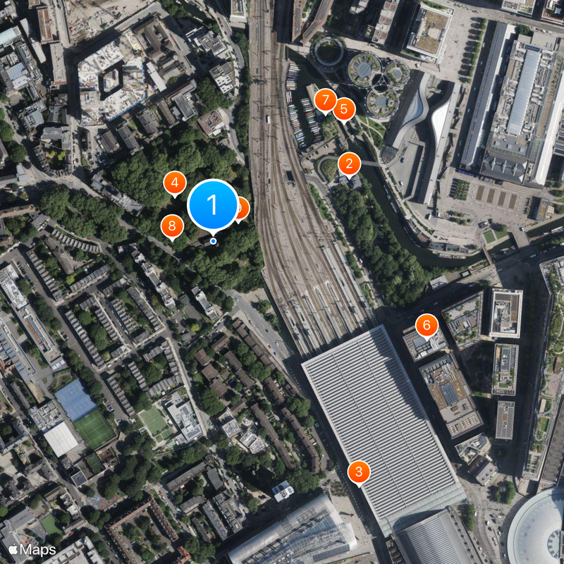 St Pancras Old Church Kaart