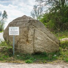 Glacial erratic rock near Groitzsch (Jesewitz)