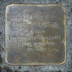 Stolperstein dedicated to Marie Lenzberg