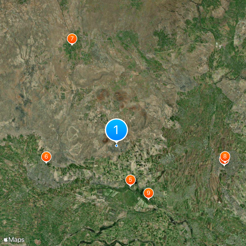 Armenian Nuclear Power Plant Map