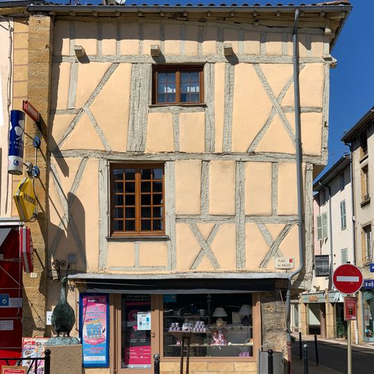 Maison à encorbellement, place des Halles