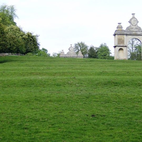 Holdenby House, carriage arch about 130m south east