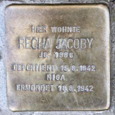 Stolperstein dedicated to Recha Jacoby