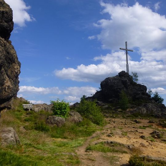 Gipfelbereich Silberberg SE von Bodenmais