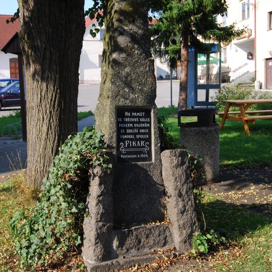 Pomník padlým v Nadějkově