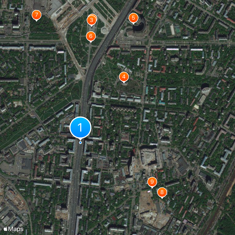 Mira Avenue Map