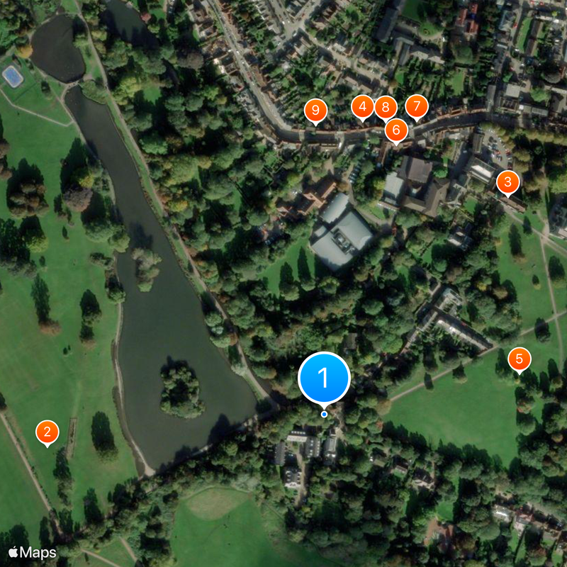 Ye Olde Fighting Cocks Mappa