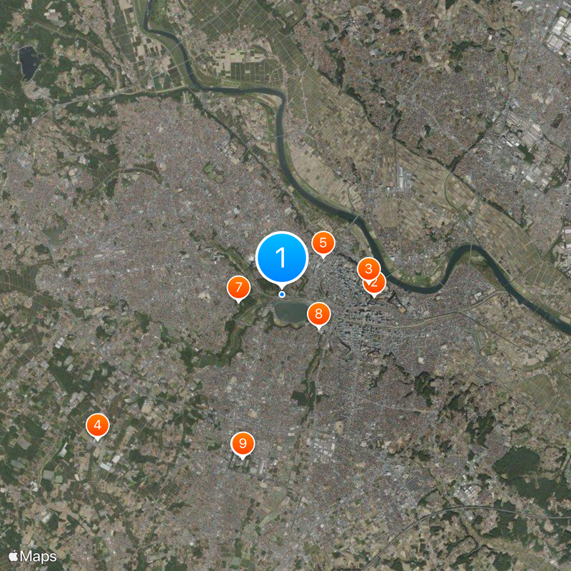 Jardin Kairaku Carte