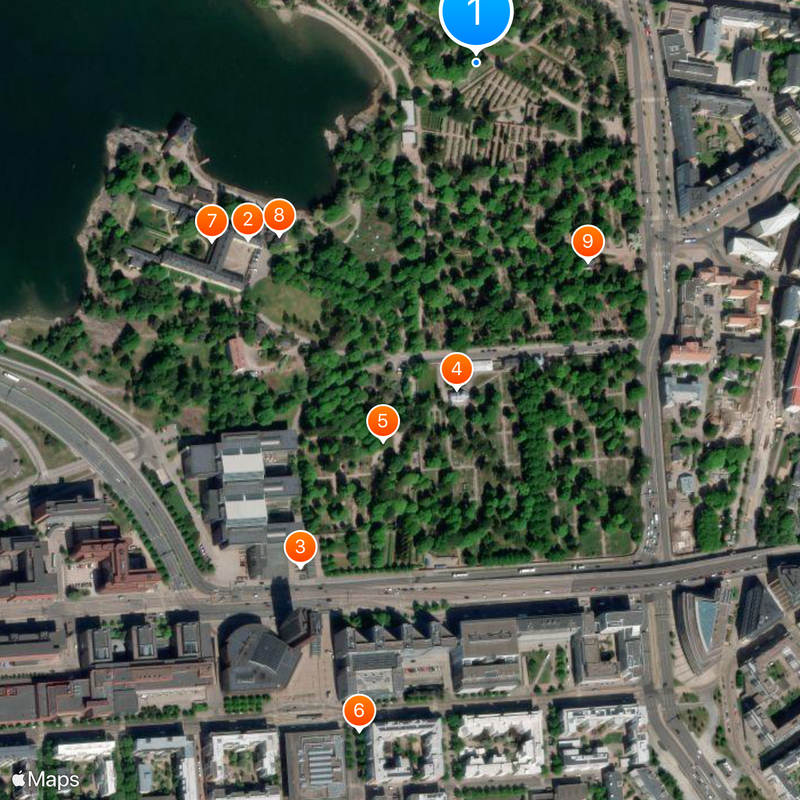 Hietaniemi cemetery Map