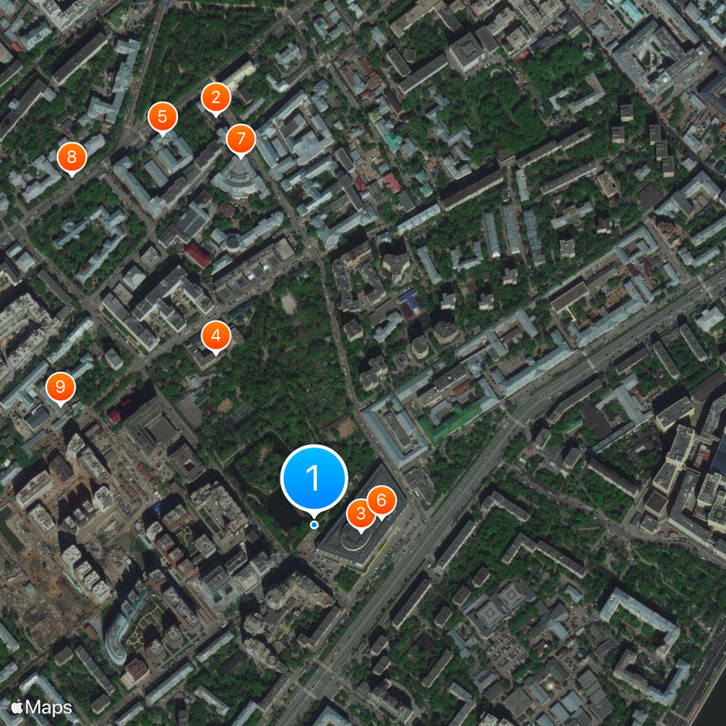 Frunzenskaya Map