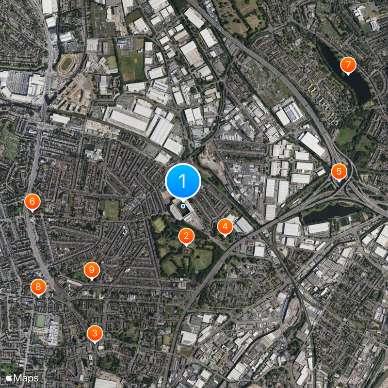 Villa Park Map