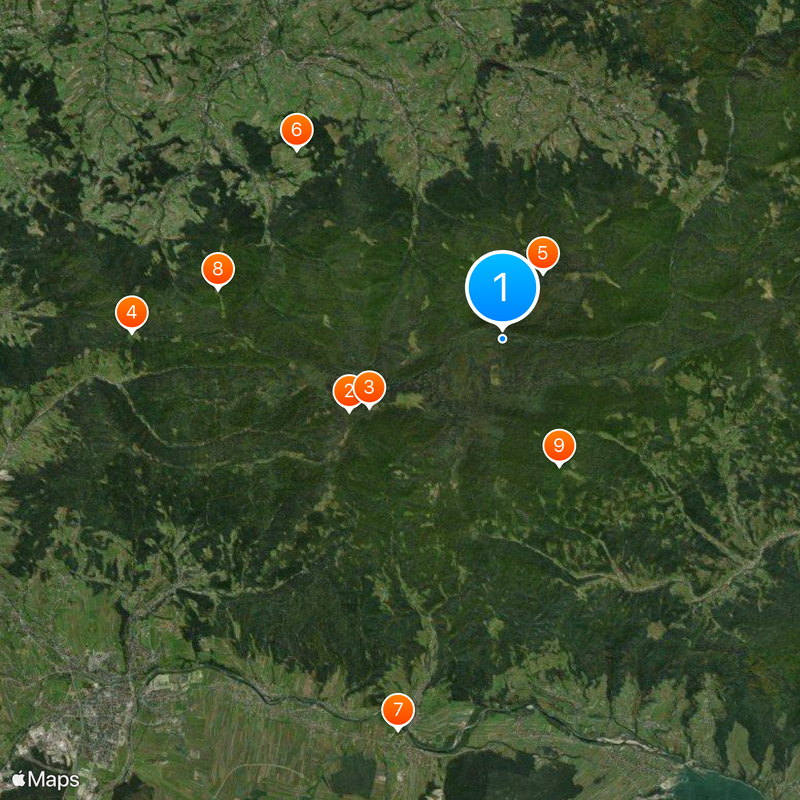 Gorce National Park Map