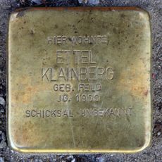 Stolperstein dedicated to Ettel Klainberg