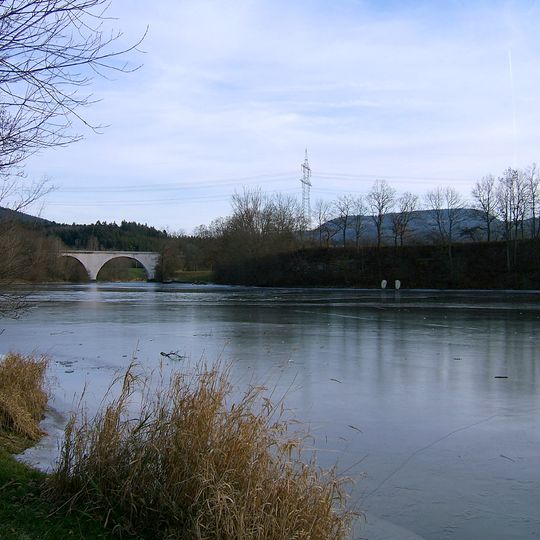 Schömberger Stausee mit Palmbühl