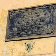 Pamětní deska prof. Josefa Wünsche v Tomáškově ul. v Rokycanech