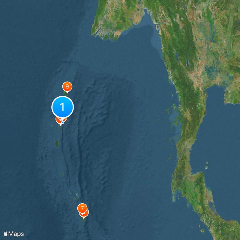 Netaji Subhash Chandra Bose Island Mapa