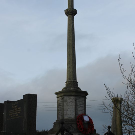 War Memorial in St Foddhyd's Churchyard