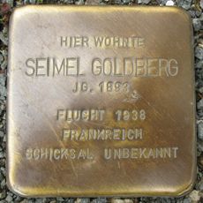 Stolperstein en memoria de Seimel Goldberg