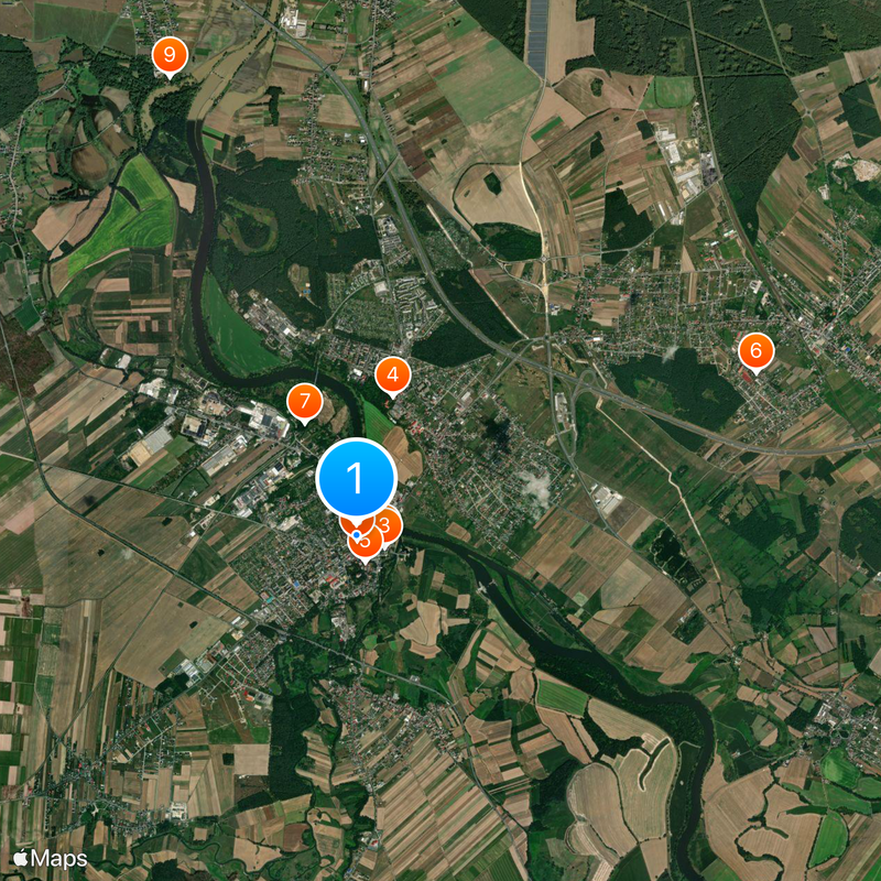 Krapkowice Map