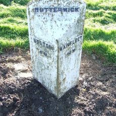 Mile Post, West Of Junction With Mill Lane