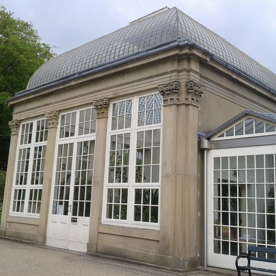 Left Hand Glasshouse On North West Side Of Botanical Gardens