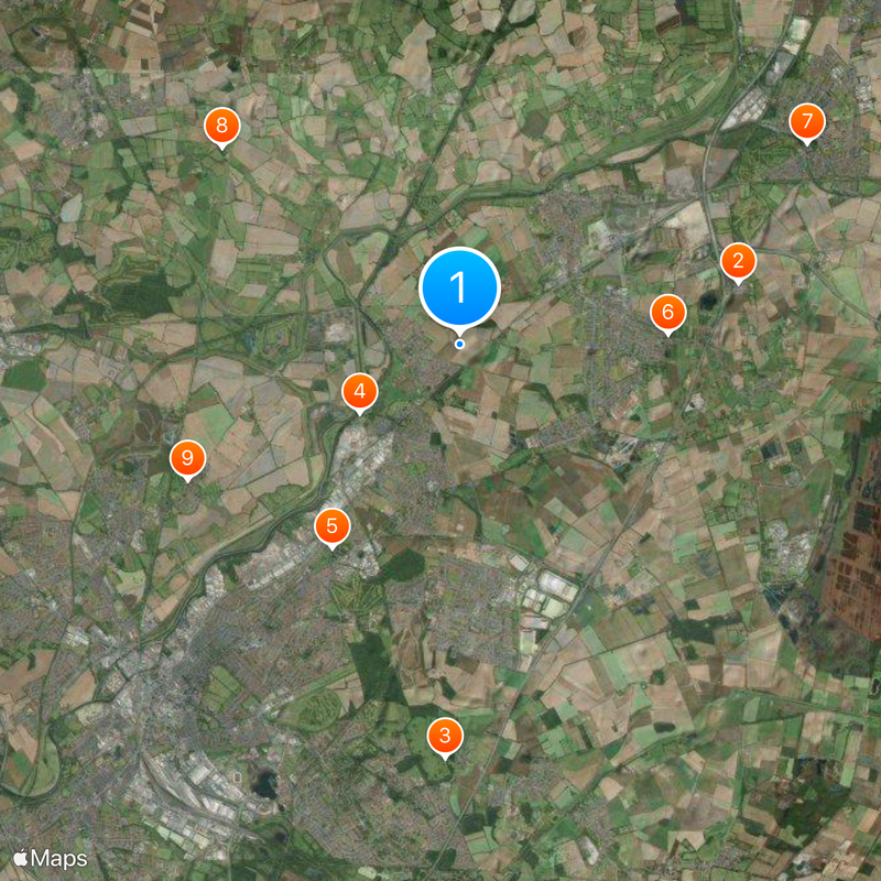 Doncaster North Map