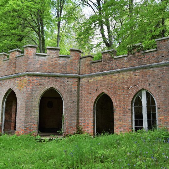 Gothic Tea House In The American Garden At Powderham Castle