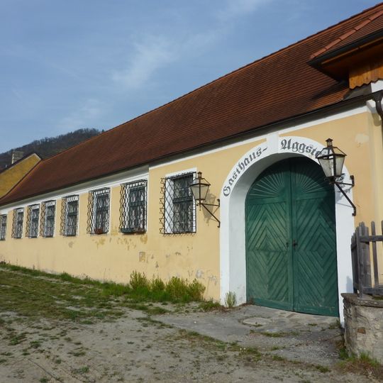 Gasthaus, Aggsteiner Hof/ehem. Schiffanlegestelle und Poststation