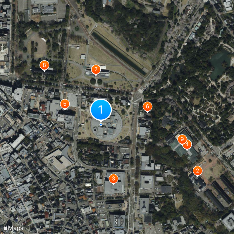 21st Century Museum of Contemporary Art Mapa