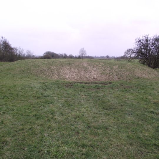 Motte, moat and fishponds west of All Saints Church
