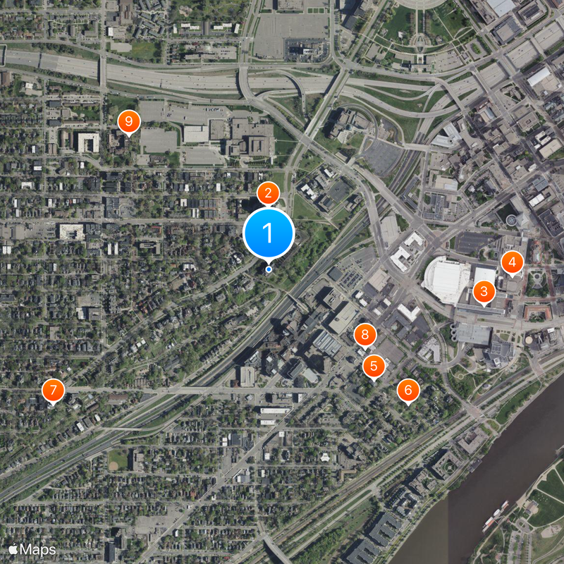 James J. Hill House Mappa