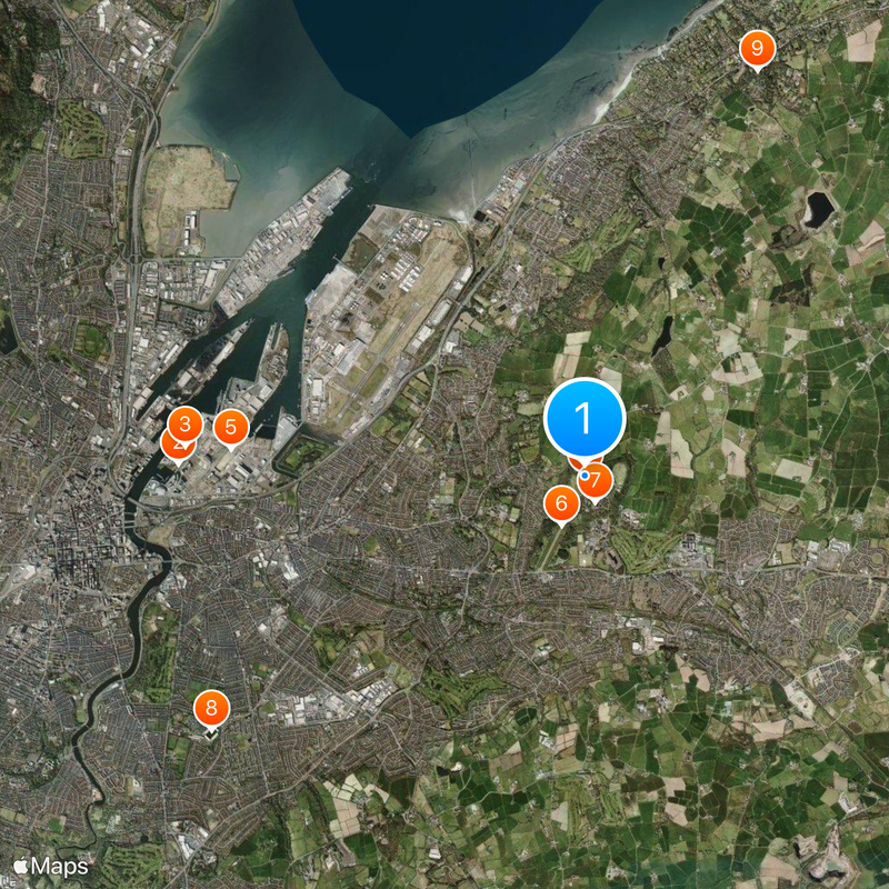 Northern Ireland Executive Map