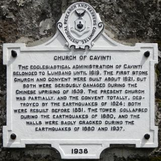 Church of Cavinti historical marker