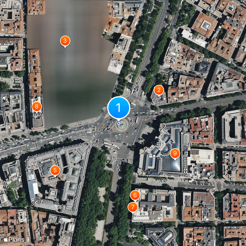 Fountain of Cybele Karte