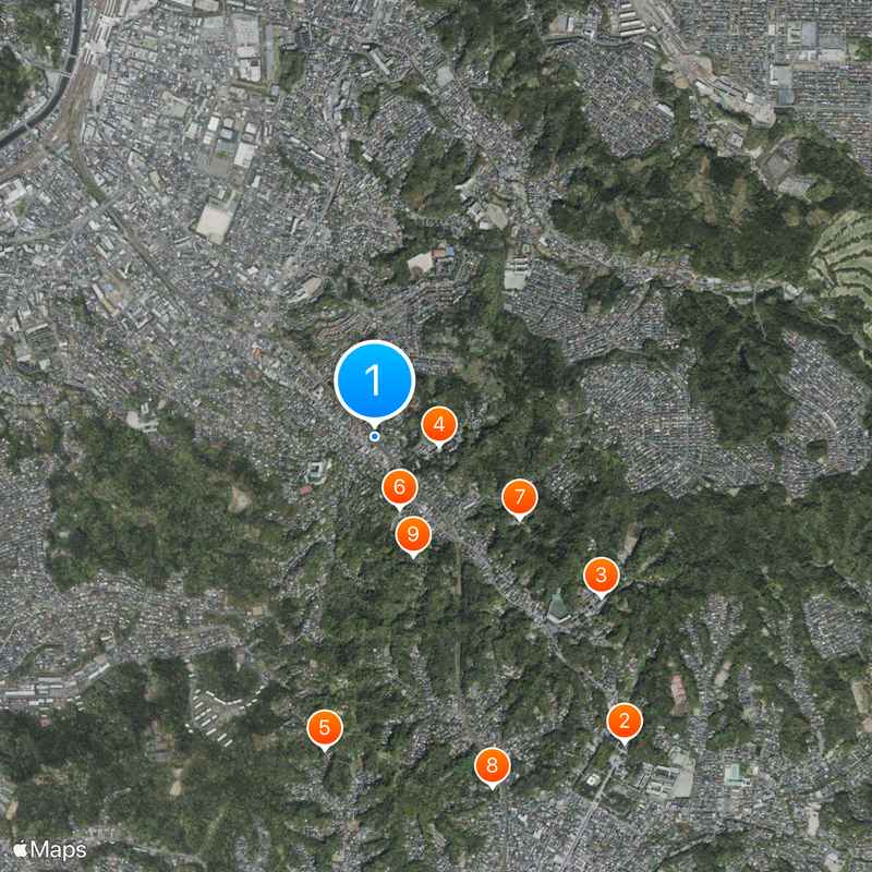 Kita-Kamakura Station Map