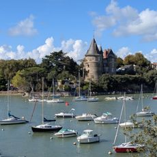 Point de vue sur le château de pornic