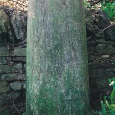 Milestone, Tubney Farm, opp. church turn