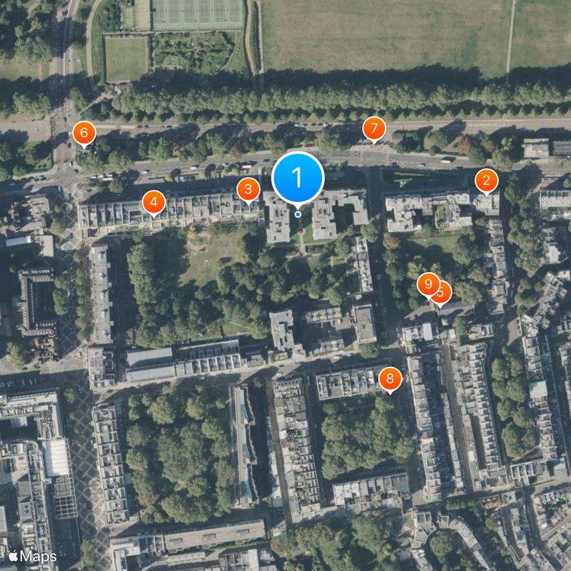 Kingston House estate Map