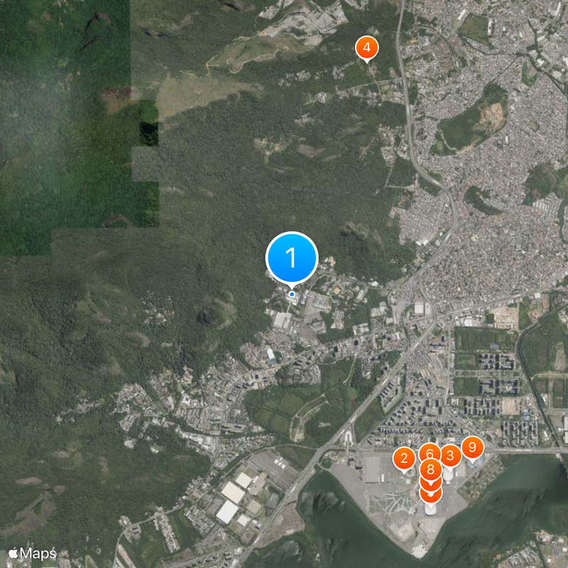 Estúdios Globo Map