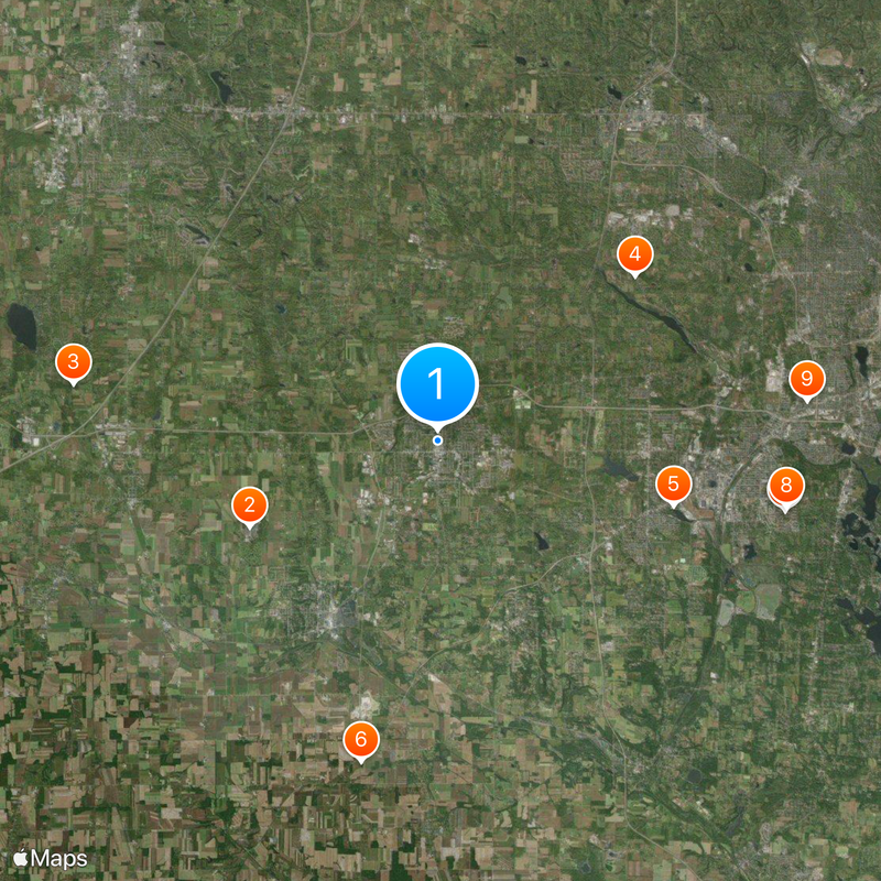 Wadsworth Map