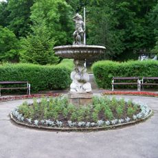 Fountain at Lázeňské náměstí in Teplice