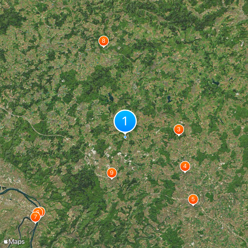 Circondario del Westerwald Mappa