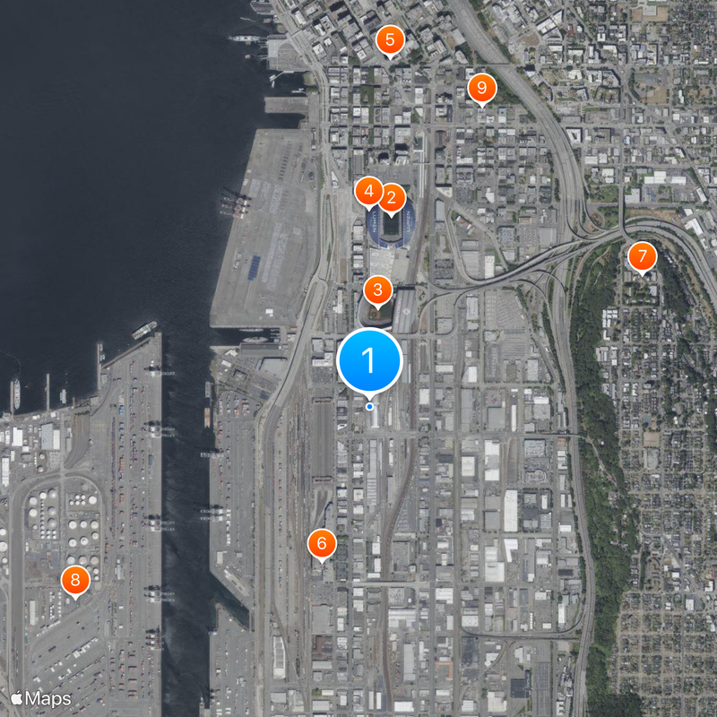 Sonics Arena Map